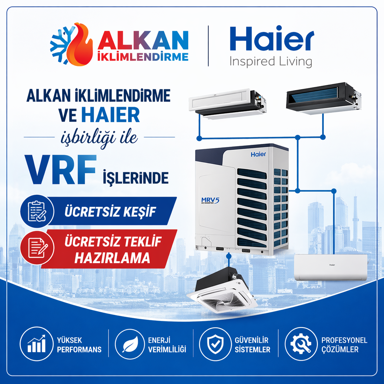 Haier VRF Sistemleri 